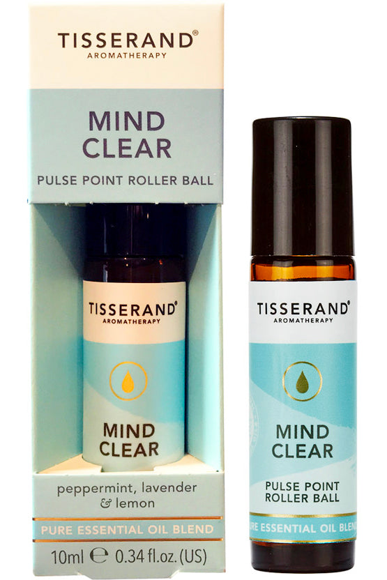 Tisserand Mind Clear Roller Ball بزيت النعناع واللافندر 10 مل