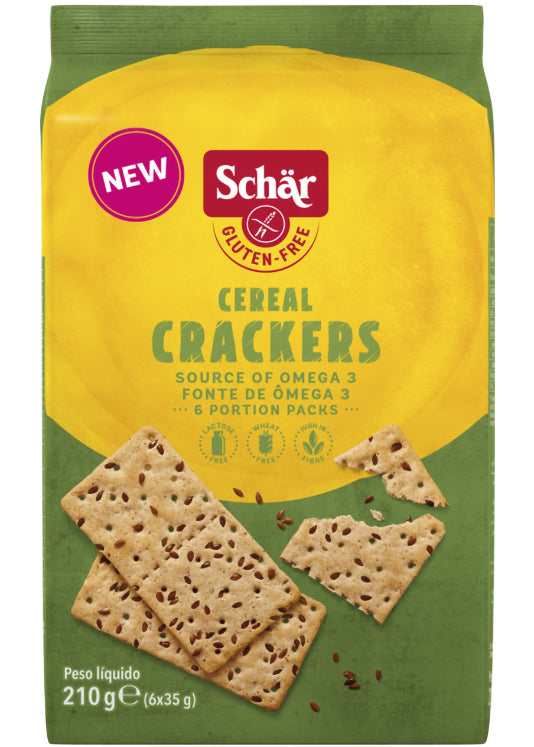 Dr. Schär Cereal Cracker Seeds 210g, High Fiber, Crispy & Full Of Taste