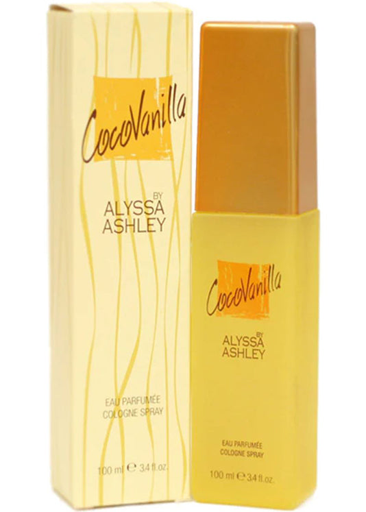 Alyssa Ashley Cocovanilla ماء تواليت بخاخ معطر بجوز الهند والفانيليا المريح بعبوة 100 مل 3.4 أوقية سائلة
