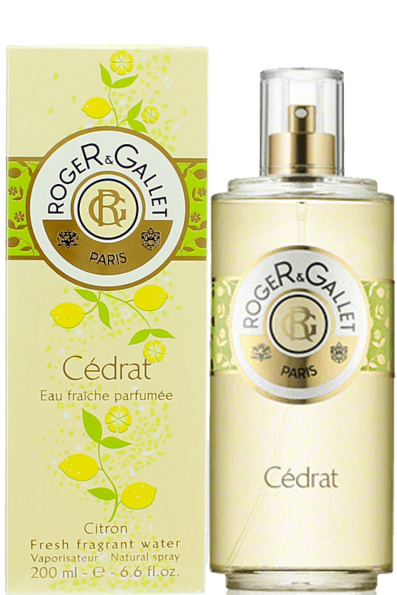 Roger And Gallet Cédrat ماء عطري منعش بالحمضيات وخشب الأرز 200 مل من كالابريا