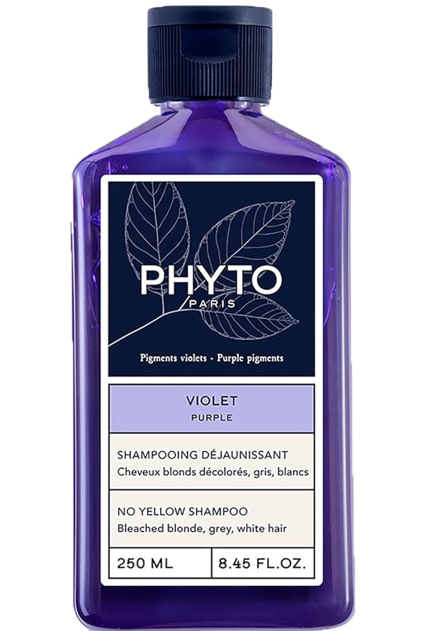 Phyto Violet Purple Shampoo Brassiness Control With Azulene & Cornflower 250ml