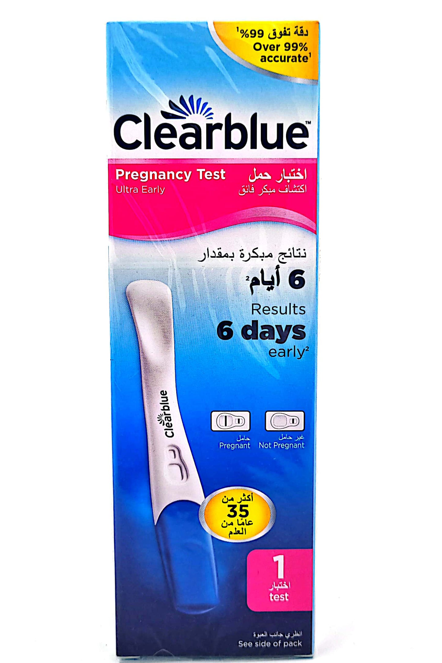 اختبار حمل كليربلو للكشف المبكر، نتائج دقيقة قبل 6 أيام من موعد الدورة، دقة تتجاوز 99%، تصميم سهل الاستخدام