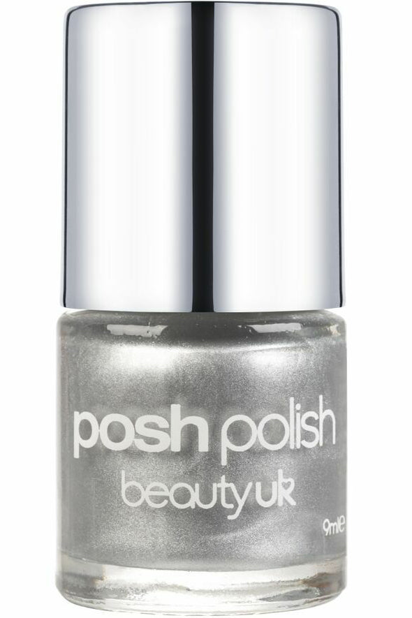 Beauty Uk Posh Polish Silver Foil Be2012/2 For Metallic Nail Art