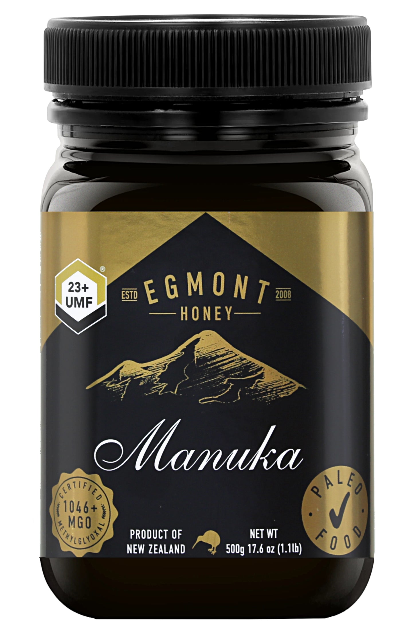 Egmont Honey Umf 23+ Mānuka Honey High Antibacterial Properties 500g Natural Healing Power