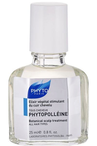 Phyto Polléine منشط فروة الرأس 25 مل - زيوت أساسية لتوازن فروة الرأس ونمو الشعر الصحي مع إكليل الجبل والسرو والمريمية