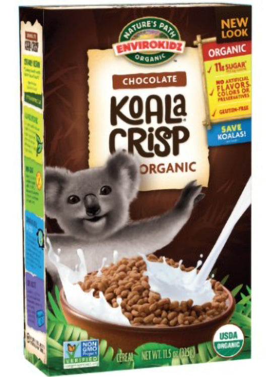 Nature's Path Koala Crisp Gluten-free Cereal 325g, Brown Rice, Milk Chocolate Flavor