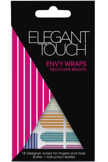لفافات الأظافر Elegant Touch Envy - Deckchair Brights (18 لفافة)