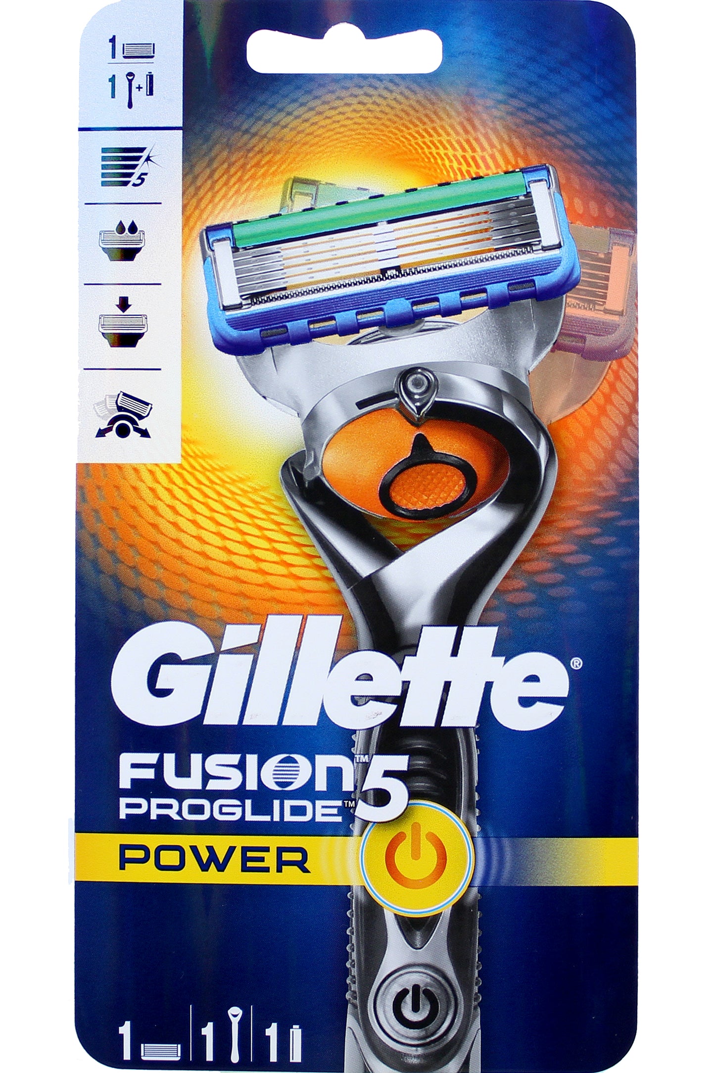 Gillette Fusion Proglide Power Razor With Flexball Technology For Maximum Contact