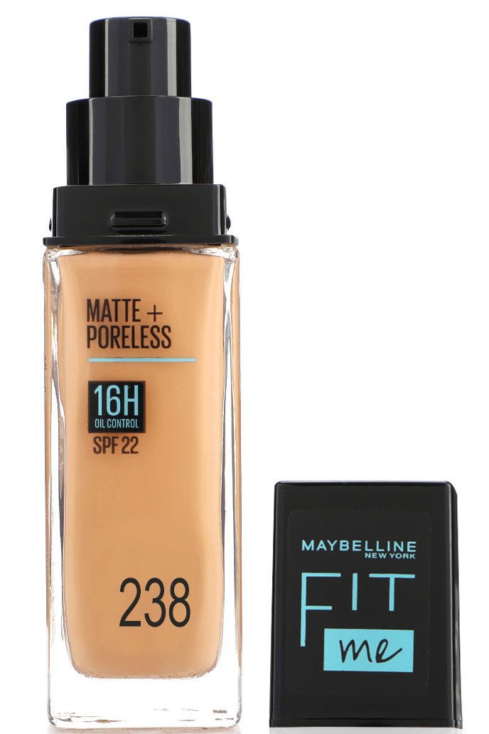 Maybelline Fit Me Foundation Matte Poreless Spf22 238 – Long-lasting Oil Control With Natural Matte Look