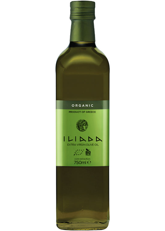 Iliada Olive Oil 750ml - Extra Virgin, Fresh Olive, Fruity Taste