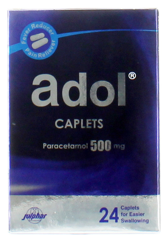 Adol 500 Mg, 24 Caplets, Blister Pack