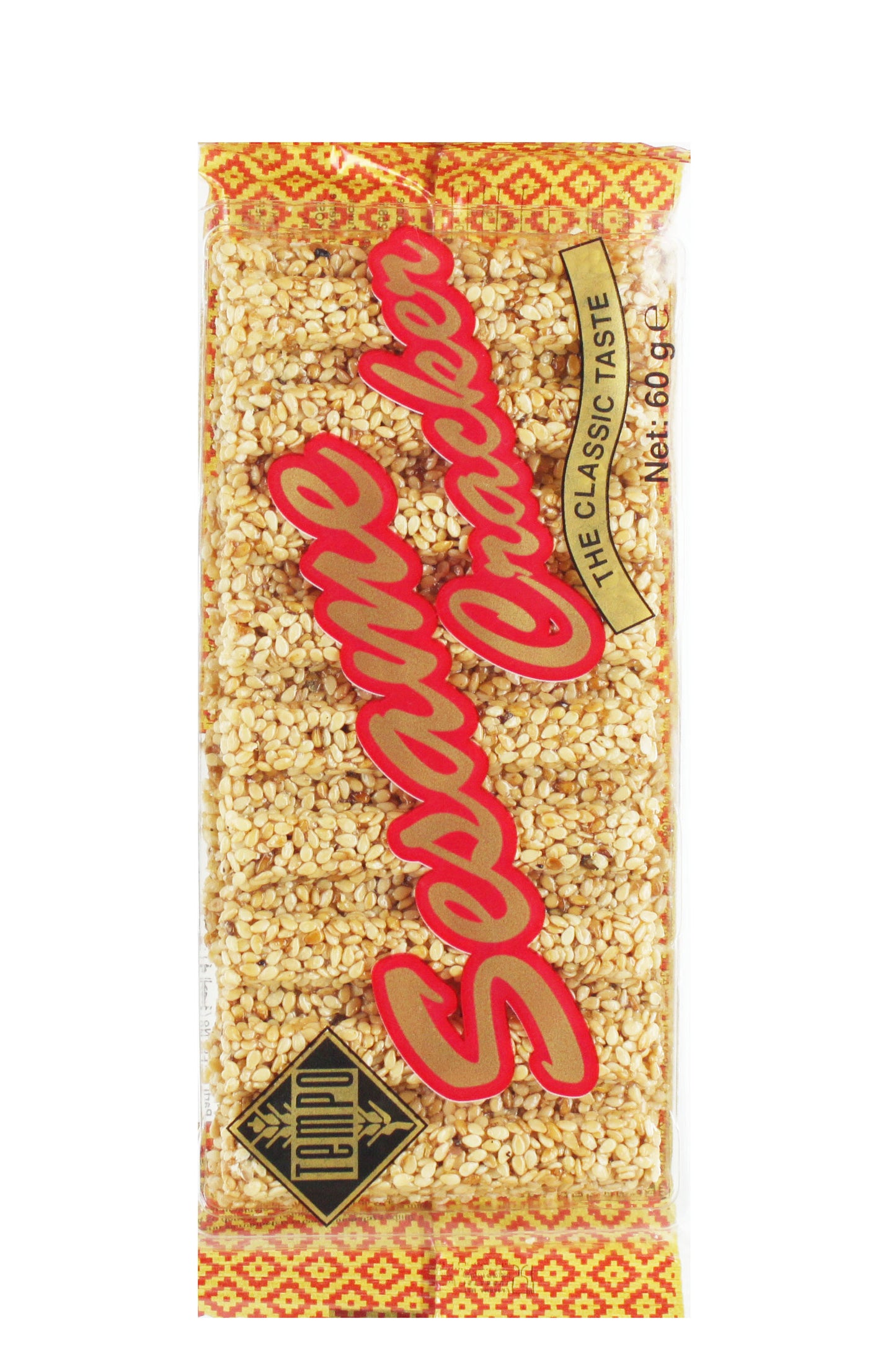 Tempo Sesame Bar Natural Energy & Healthy Fats With Sesame Seeds 60g Portable Snack