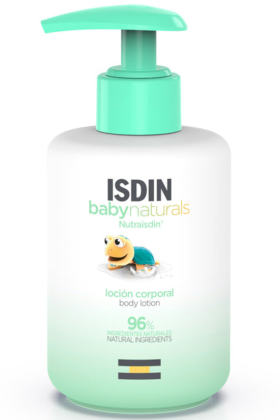 Isdin Baby Naturals لوشن ترطيب عميق وحماية بمكونات طبيعية بنسبة 96% 200 مل