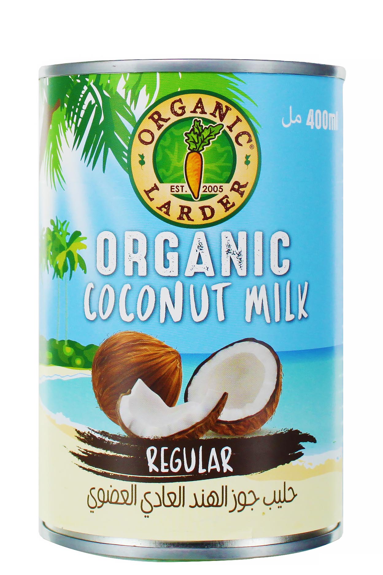 Organic Larder Coconut Milk Regular 400ml