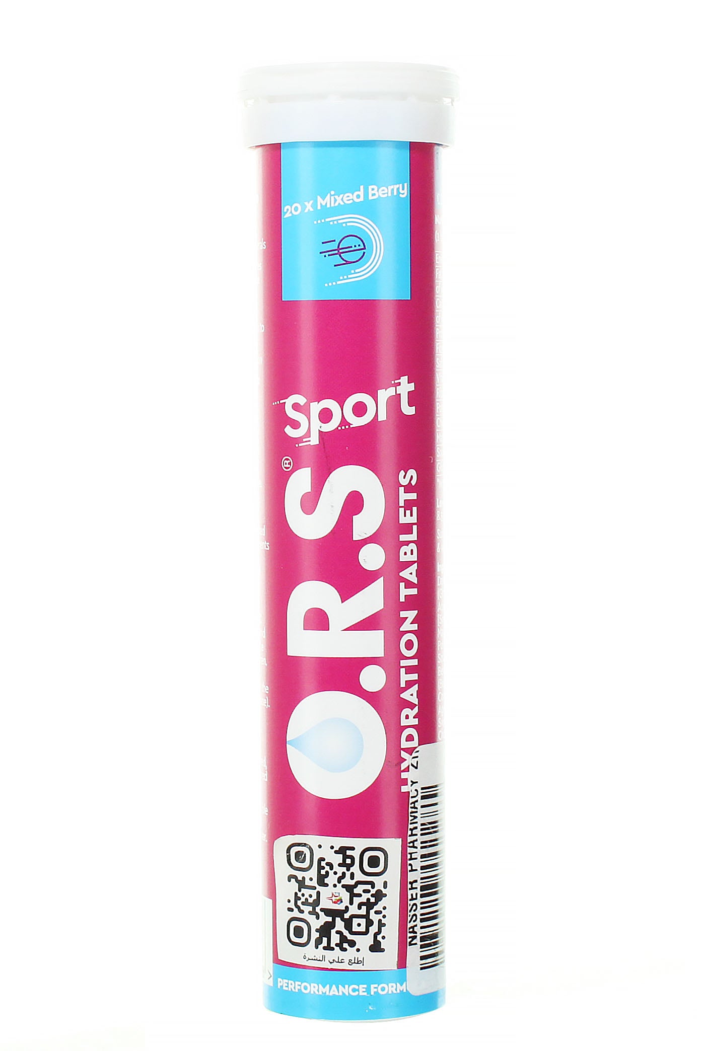 Ors Sport Electrolyte Tablets, With Sodium, Potassium, And Magnesium, 20 Effervescent Tablets, Mixed Berry Flavor, Pack