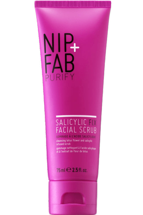 Nip Fab Salicylic Fix Facial Scrub Exfoliating Purifying Deep Cleanse With Salicylic Acid 150ml