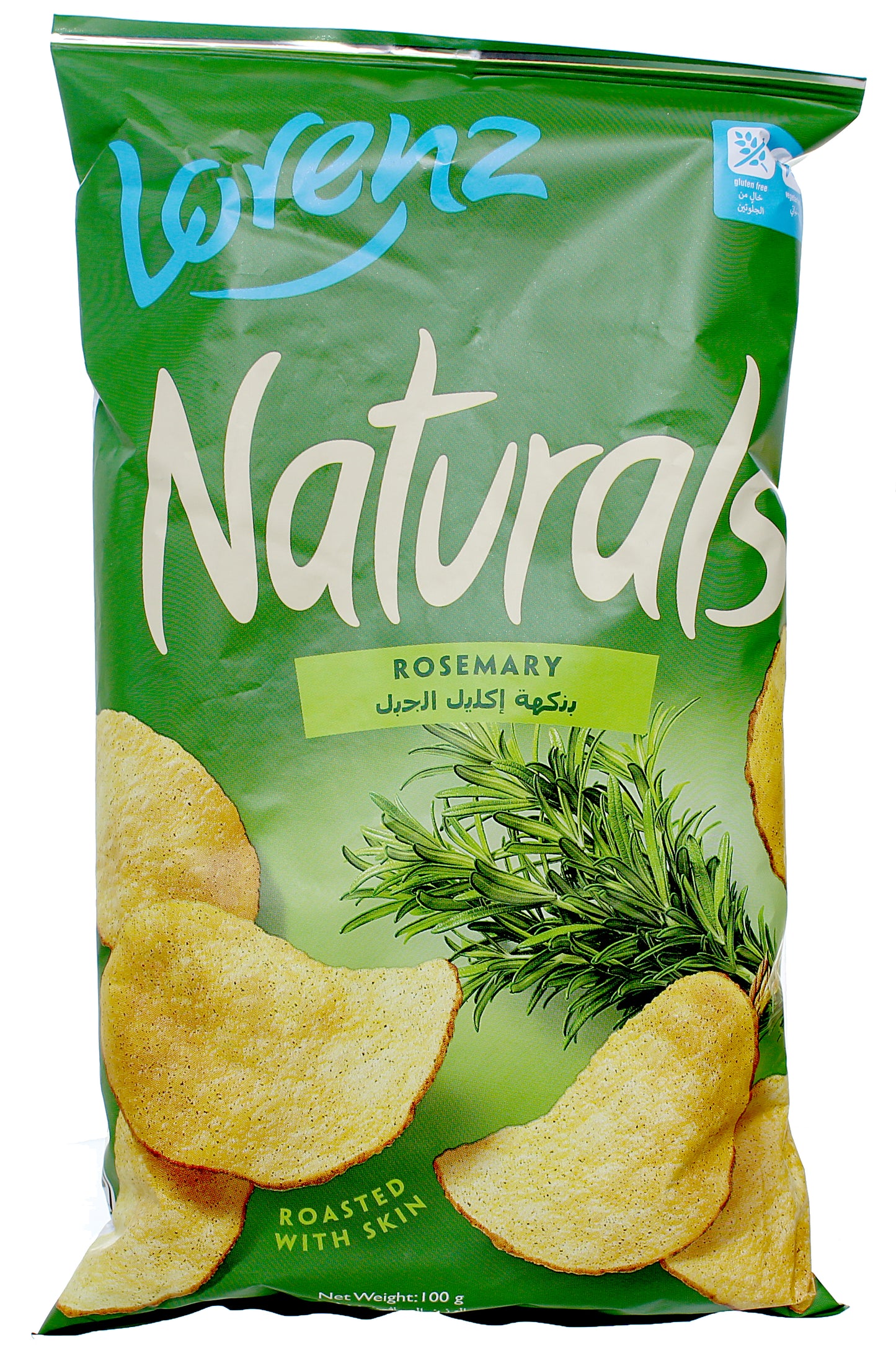 Lorenz Naturals Crisps Rosemary Flavor Gluten-free Vegetarian Snack 100g