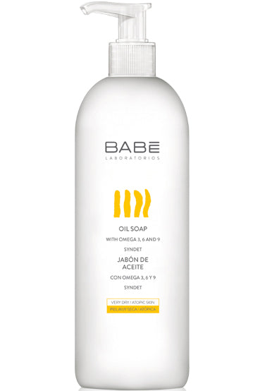 صابون الزيت المغذي من Babe لترطيب البشرة وحماية حاجزها مع أوميغا 3، 6، 9 - 500 مل