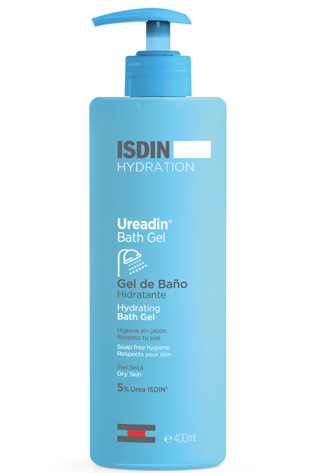 Isdin Ureadin جل استحمام مرطب ومنظف لطيف خالٍ من الصابون 5% يوريا 400 مل
