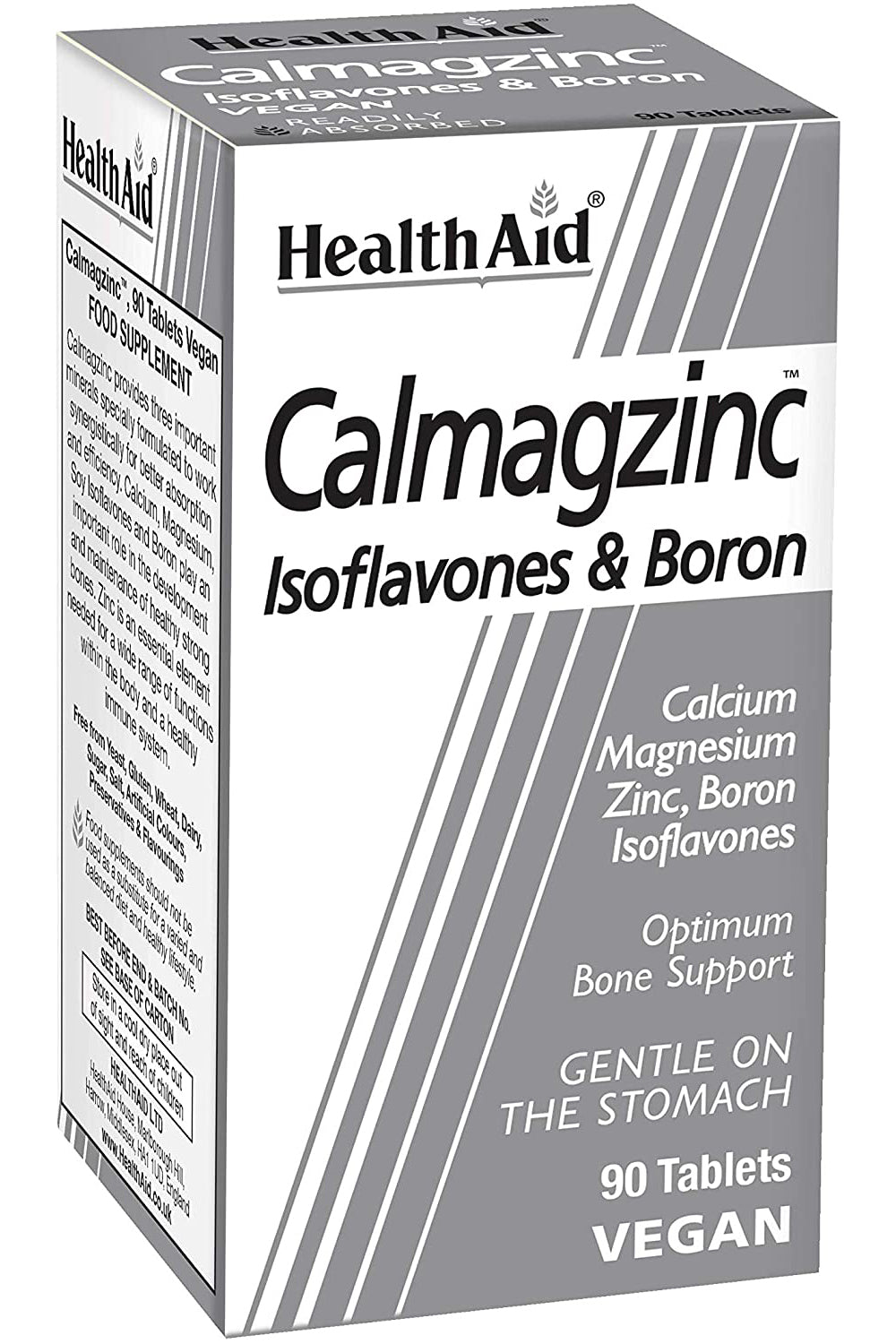 Healthaid Calmagzinc الكالسيوم والمغنيسيوم والزنك لدعم العظام 90 قرصًا