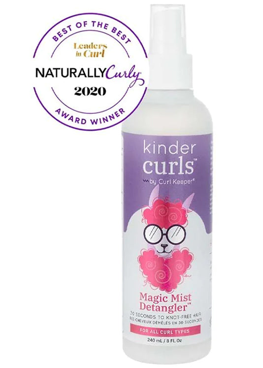 Kinder Curls بخاخ سحري - بخاخ فك تشابك الشعر اللطيف 8 أونصة