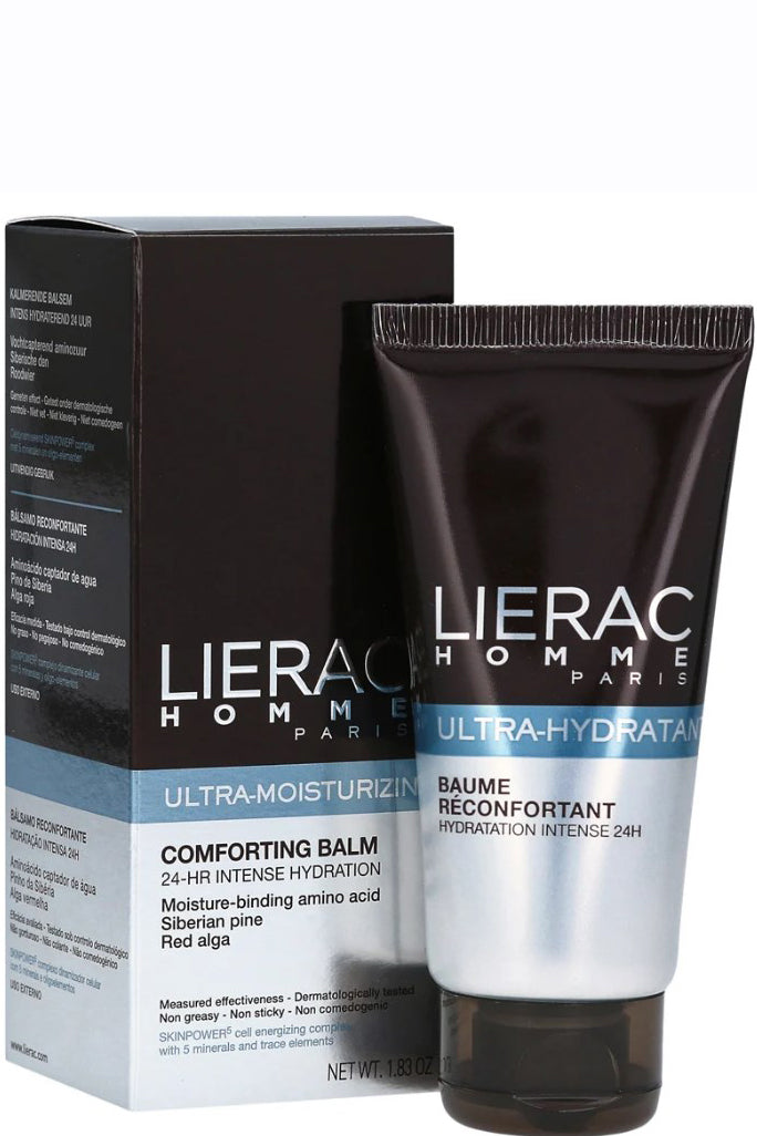 Lierac Men بلسم الترطيب الفائق المريح ترطيب 24 ساعة سريع الامتصاص 50 مل