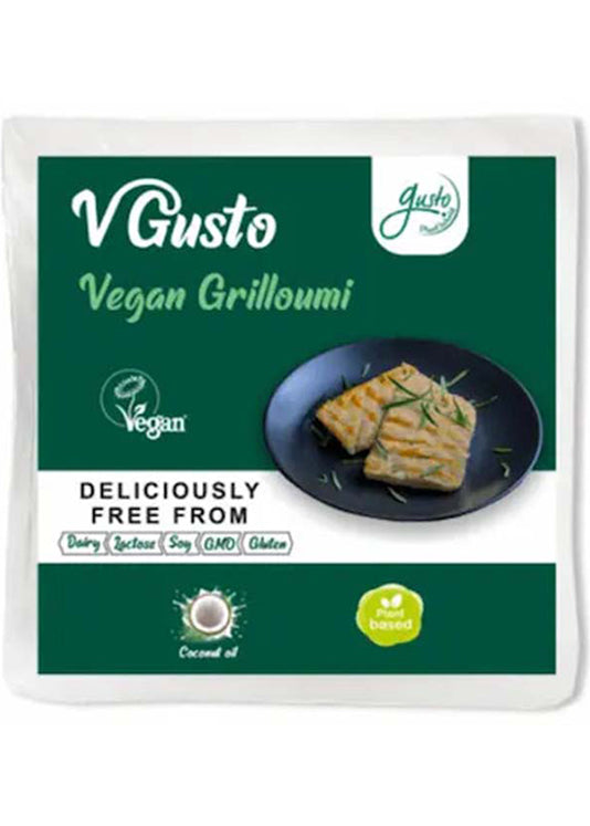 Gusto Dairy Grilloumi Block 200g - Vegan, Dairy-free, Flavorful, Perfect For Grilling