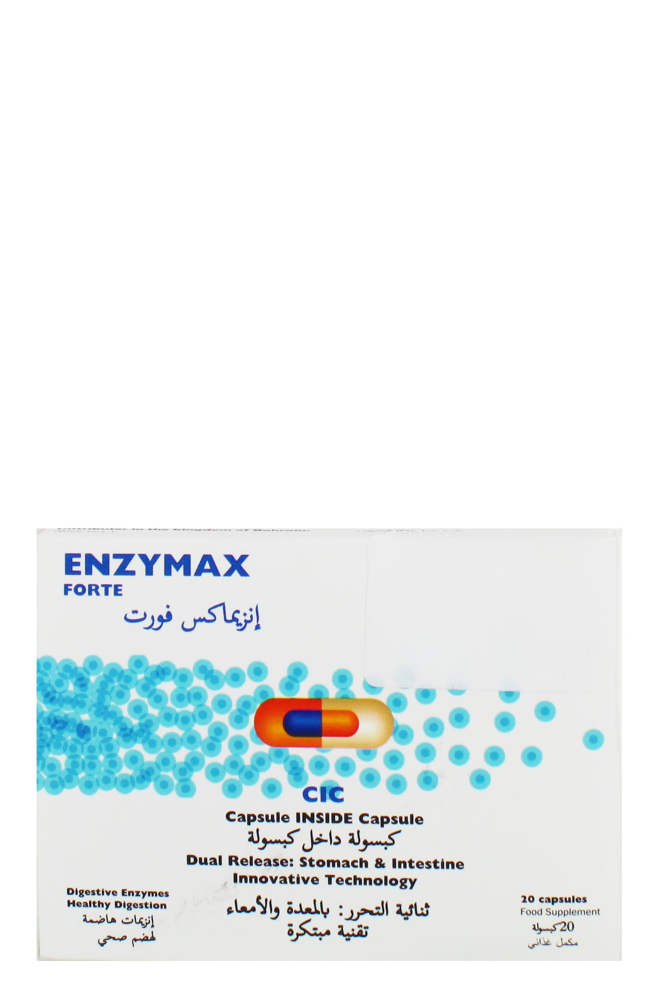 Enzymax Forte, Digestive Support Improved Nutrient Absorption With Essential Digestive Enzymes, 20 Capsules