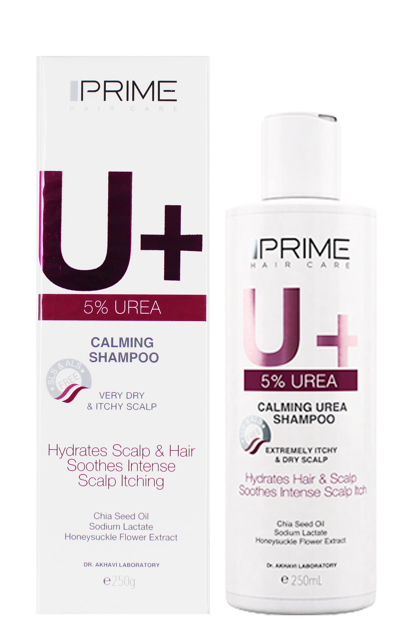 Primehaircare Calm Urea Shampoo 5% Urea Hydrating & Soothing Scalp Care 250g