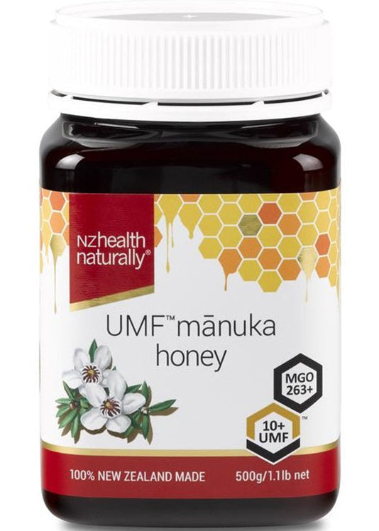 Nz Health Naturally Umf Manuka Honey (10+) 500g From New Zealand Manuka Bush