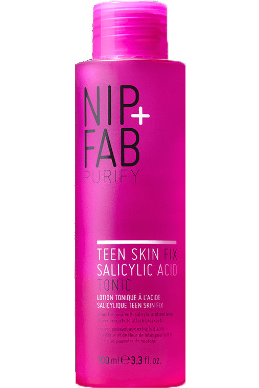 Nip+Fab Teen Skin Fix محلول مقشر ومنقٍ بحمض الساليسيليك 200 مل لبشرة أكثر نقاءً