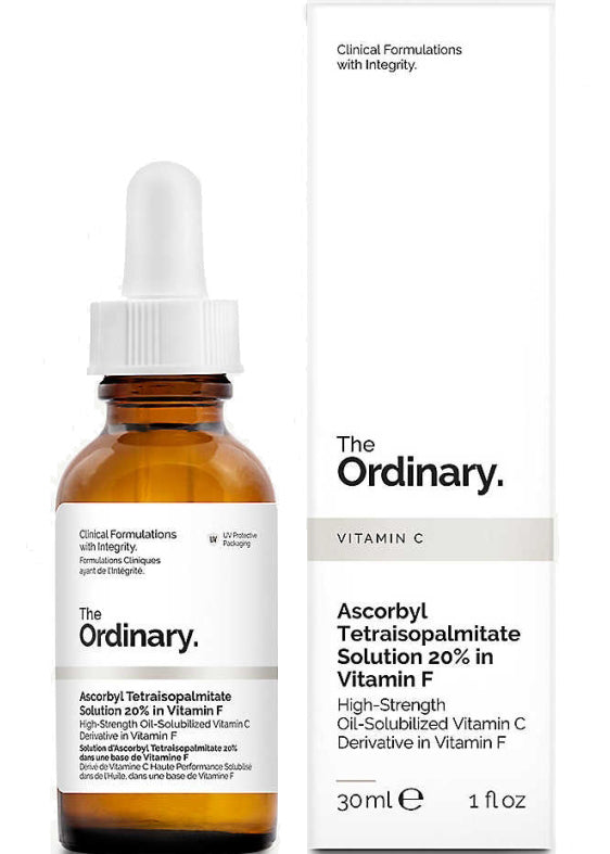 The Ordinary Ascorbyl Tetraisopalmitate Solution 20% Brightening Oil With Vitamin F 30ml