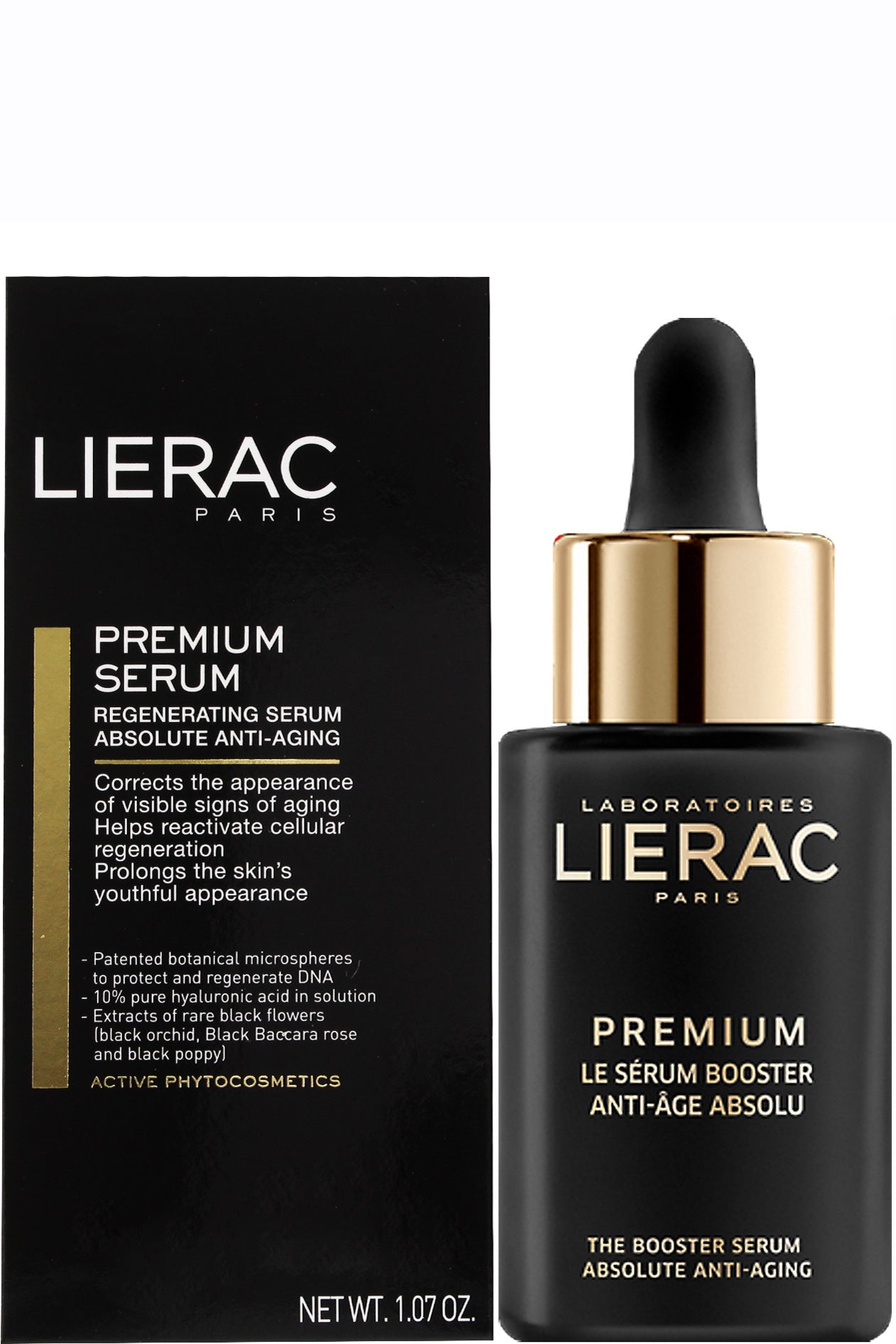 Lierac Premium Regenerating Serum Anti-aging With 10% Hyaluronic Acid Hydration 30ml