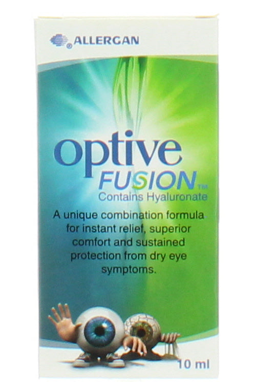 Optive Fusion، كاربوكسي ميثيل سليولوز الصوديوم، قطرة عين مرطبة 10 مل