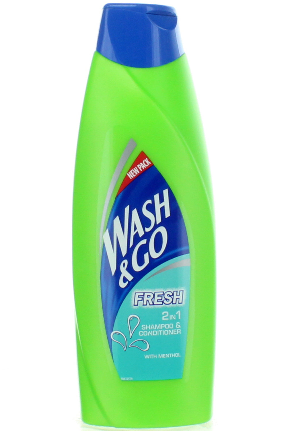 Wash & Go Fresh Menthol شامبو وبلسم 2 في 1 تركيبة منعشة ومبردة 300 مل