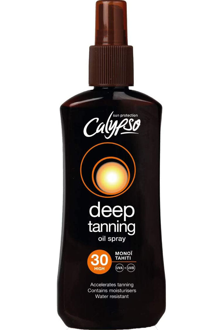 بخاخ زيت مونوي تاهيتي بعامل حماية SPF30 من كاليبسو لترطيب عميق وتركيبة مقاومة للماء 200 مل