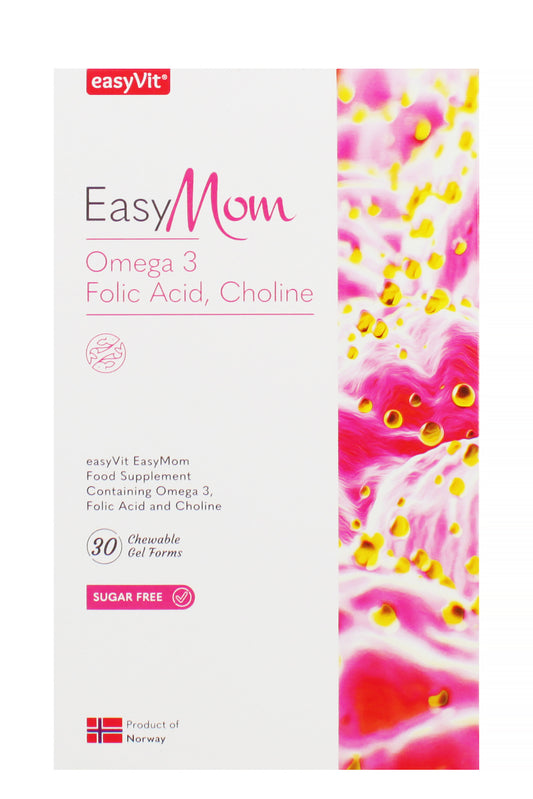 Easymom Omega 3, 30 Chewable Gels