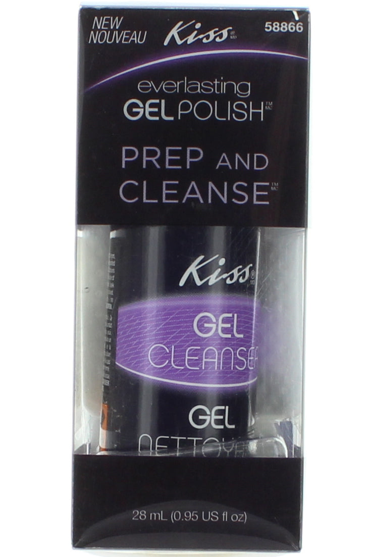 Kiss Everlasting Gel Polish Prep And Cleanse - يضمن الالتصاق ويزيل الطبقة اللزجة