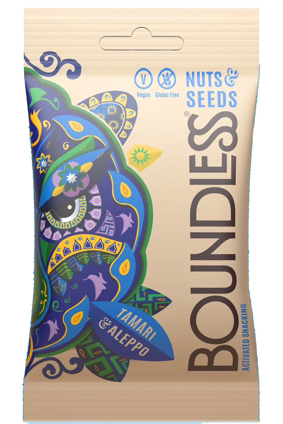 Boundless Savory Umami Snack With Tamari Soy & Aleppo Pepper, Gluten-free, 30g Pack