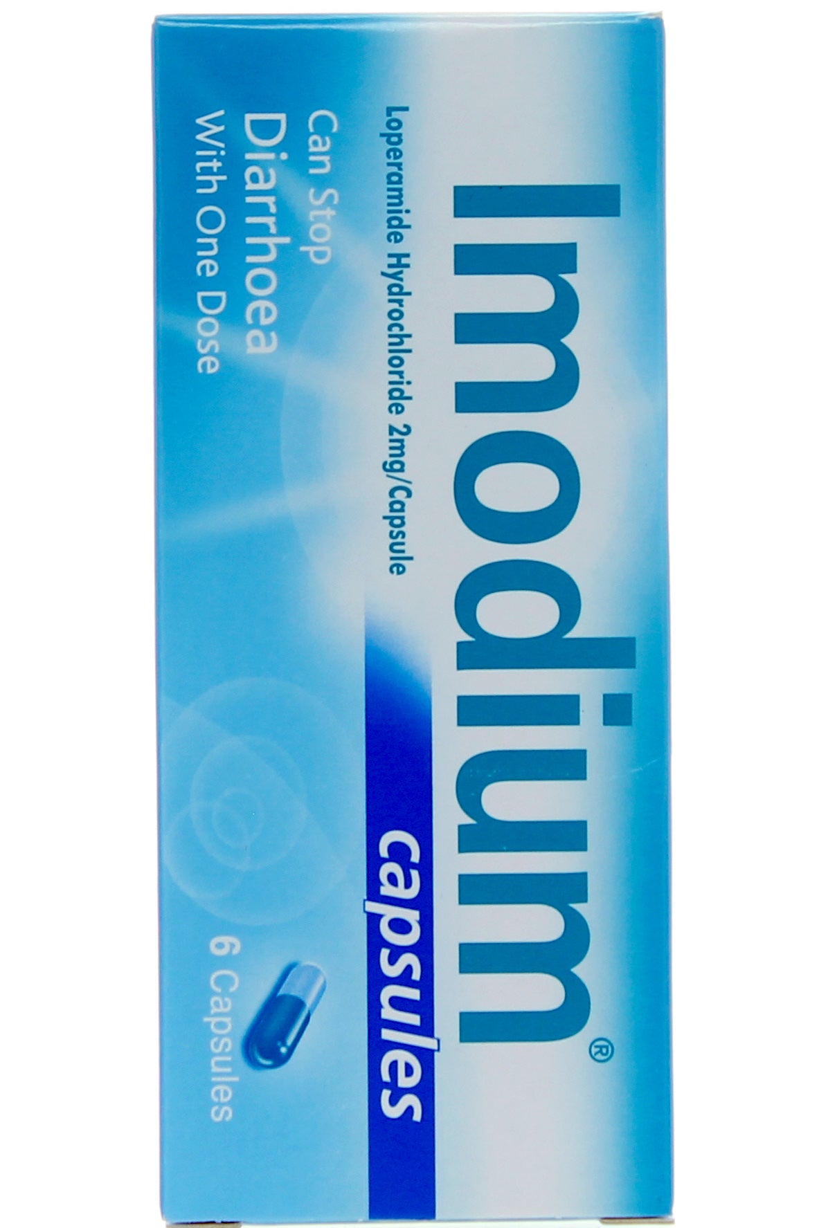 Imodium 2 Mg, 6 Capsules, Blister Pack