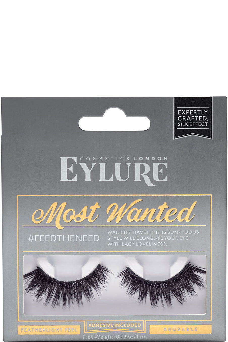 Eylure Most Wanted #feedtheneed - رموش صناعية فاخرة بمظهر الحرير