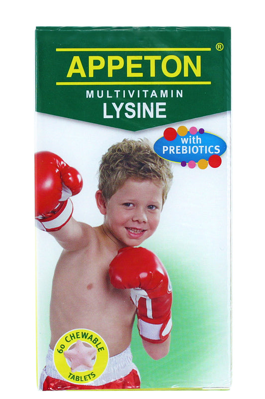 Appeton Mvlysine Energy Boosting Supplement With Essential Amino Acids For Enhanced Vitality And Muscle Recovery - 60 Tablets