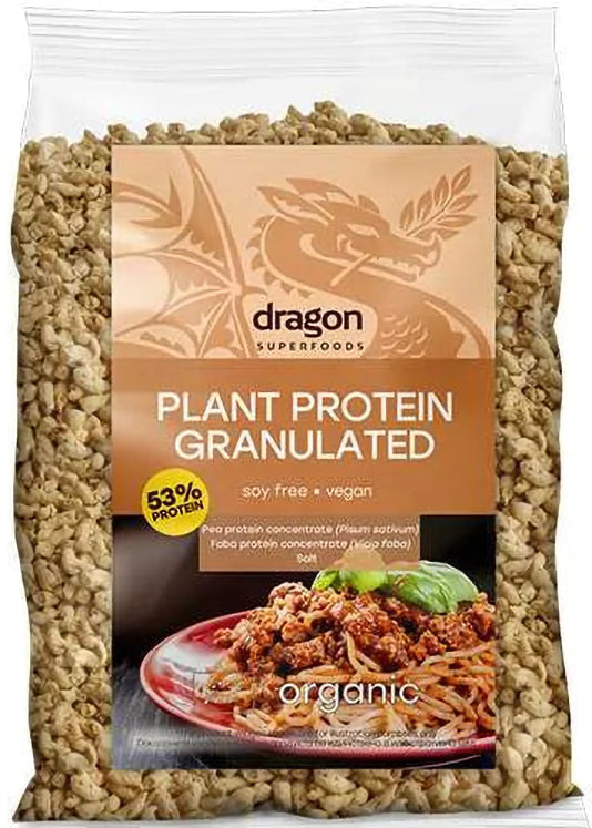 Smart Organics Plant Protein Granulated - Meat Alternative, Pea & Faba Protein, 200g