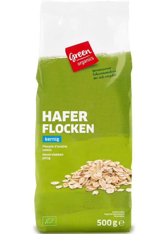 Biotropic Organic Rolled Oats Large 500g - Wholegrain, Large Flakes