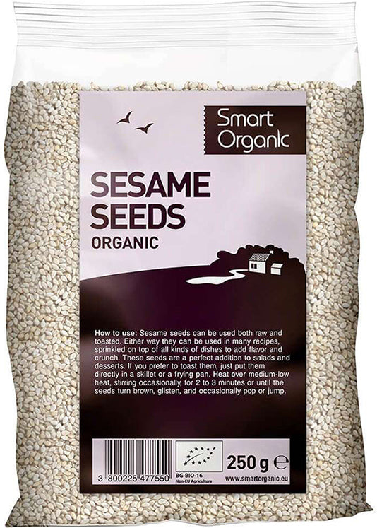 Smart Organics Sesame Seeds - Organic, Rich In Nutrients, 250g