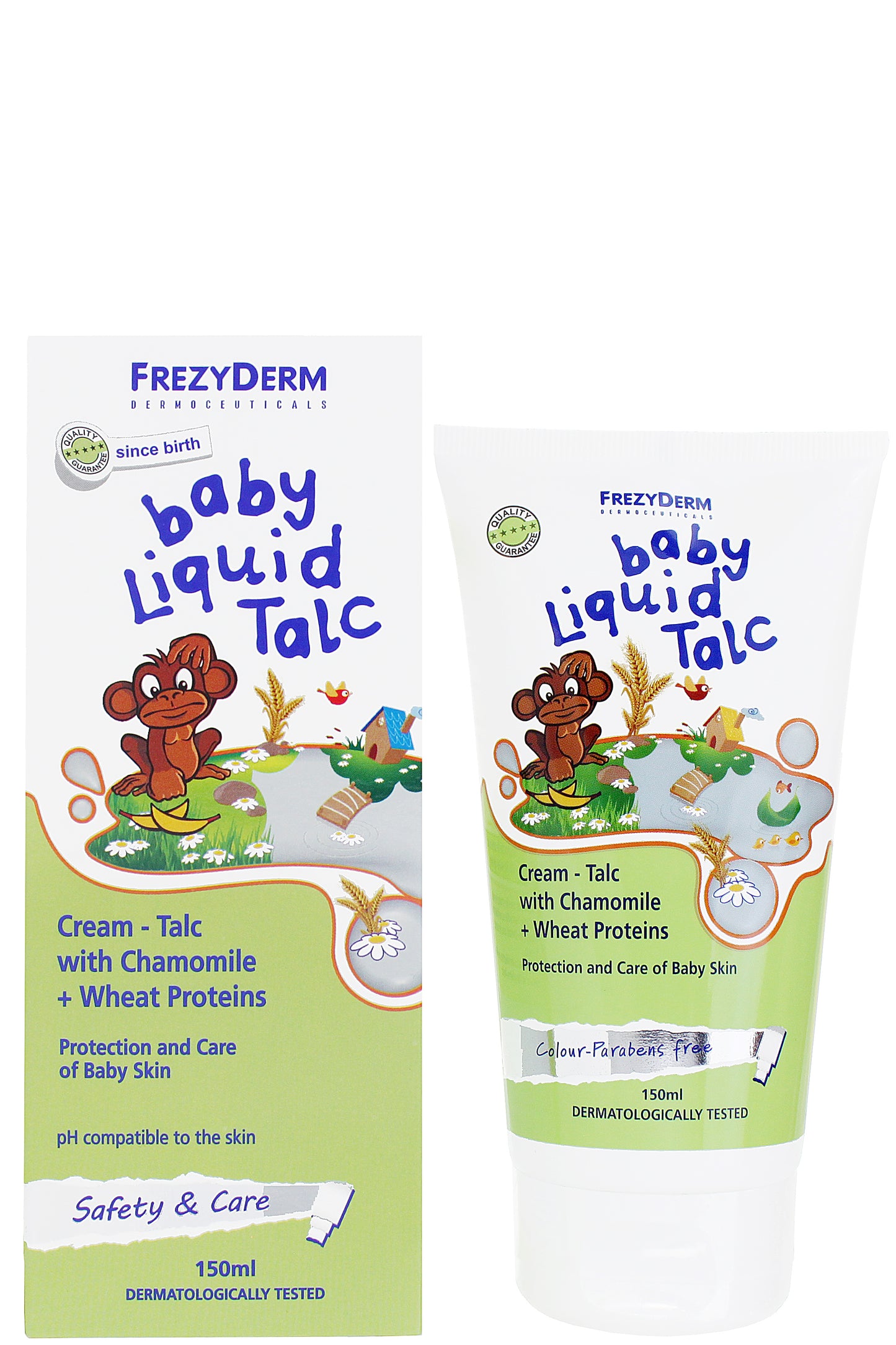 Frezyderm Baby Liquid Talc (150ml) - كريم واقي غير فوضوي