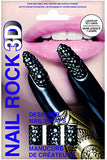 Beauty Rock Nail Wraps Doodad Black Nr3d005 لأسلوب جريء ومبدع