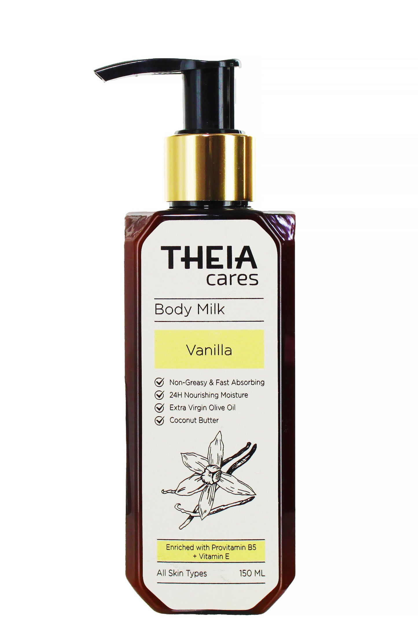 Theia - حليب للجسم - فانيليا - 150 مل