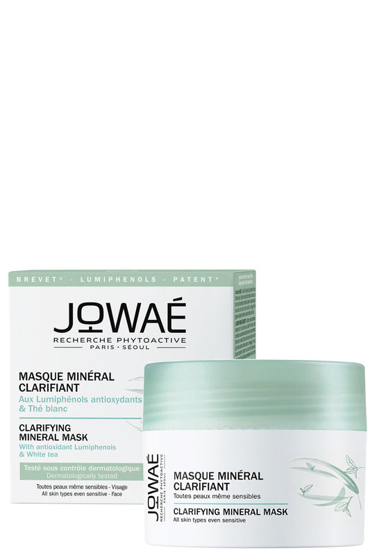 Jowae Clarifying Mineral Mask Instant Radiance Boost With Lumiphenols 50ml Gentle Exfoliation For All Skin Types