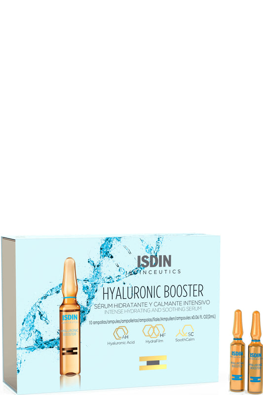 Isdin Hyaluronic Booster سيروم ترطيب عميق بحمض الهيالورونيك المزدوج 10×2 مل لبشرة متألقة